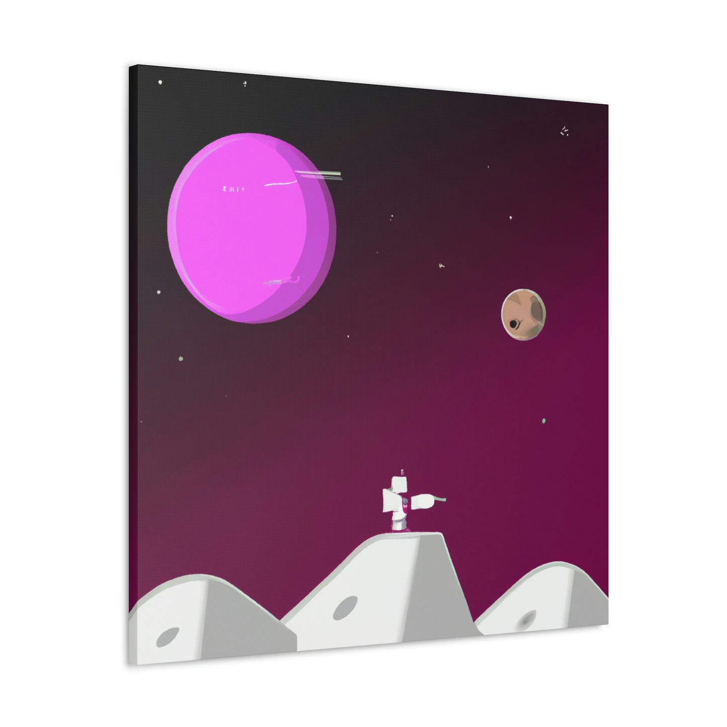 "Una odisea lunar: explorando otro mundo" - The Alien Canva