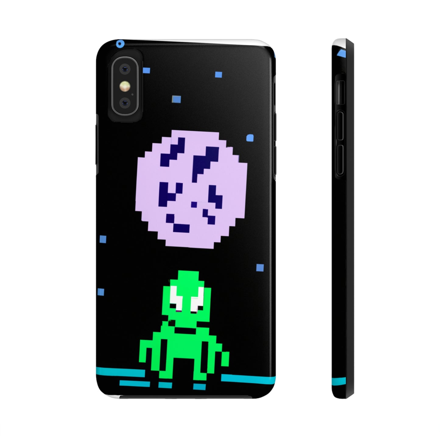 "Testigo solitario del cielo nocturno" - The Alien Tough Phone Cases Pixel Art