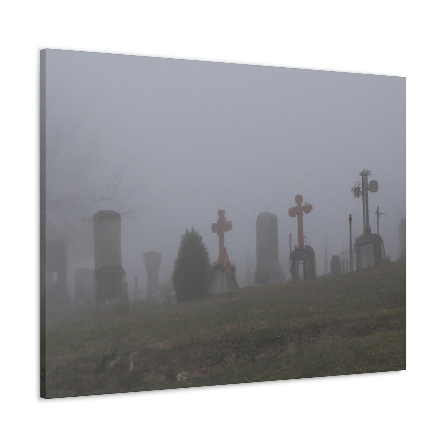 "The Foggy Graveyard" - The Alien Canva