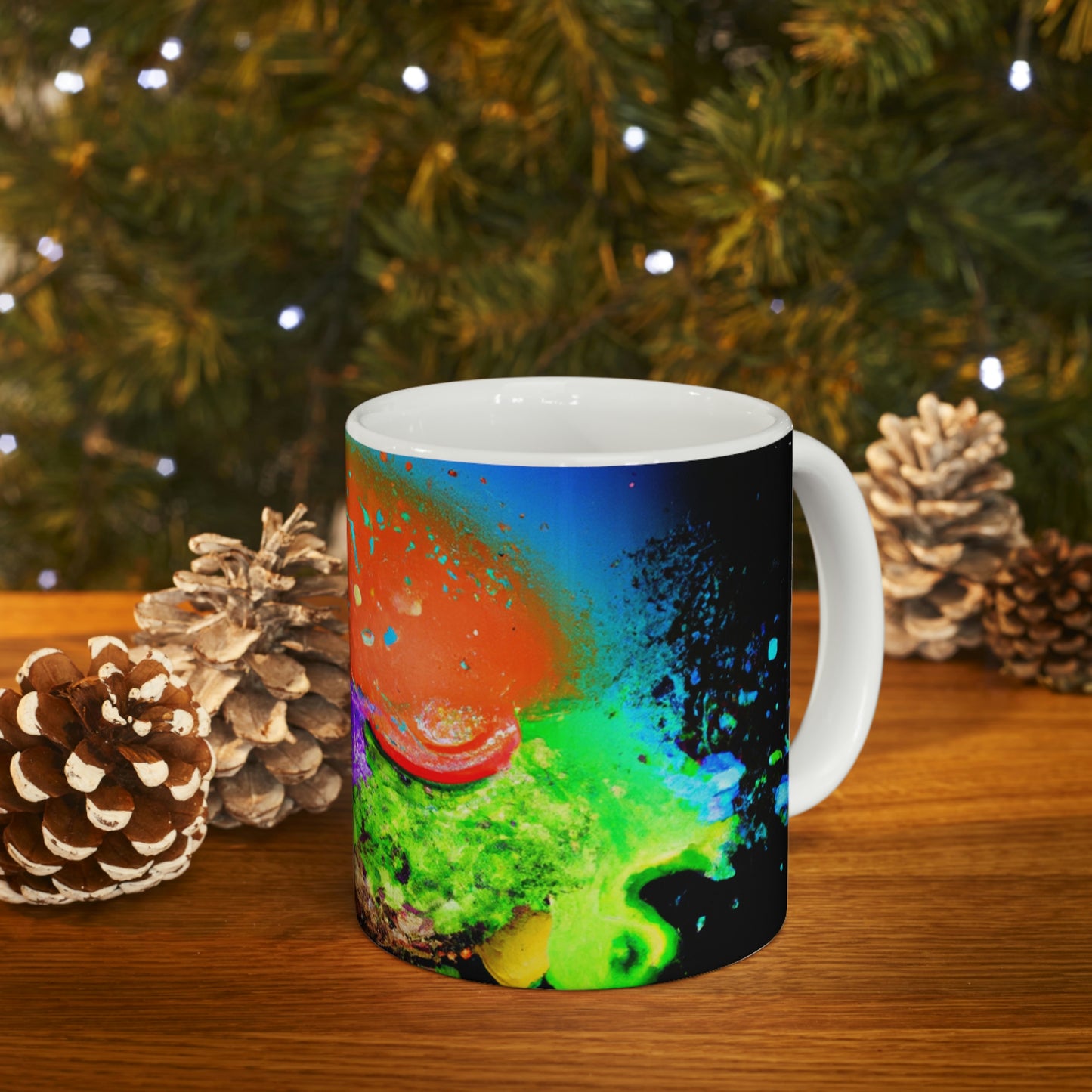 "Burger Rainbow" - The Alien Ceramic Mug 11 oz