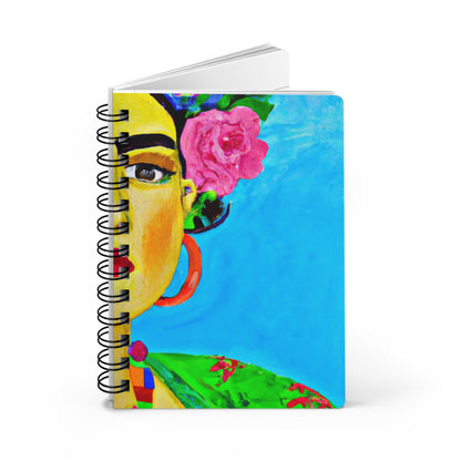 „Heftig und frei: Eine von Frida Kahlo inspirierte Hommage an mexikanische Frauen“ – The Alien Spiral Bound Journal