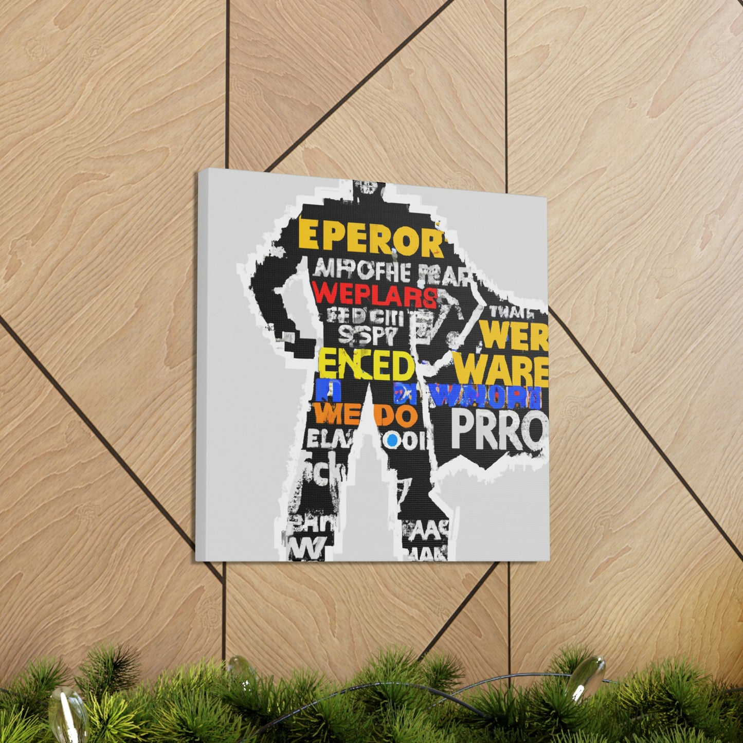 Superhelden-Wort-Pop-Art - The Alien Canva