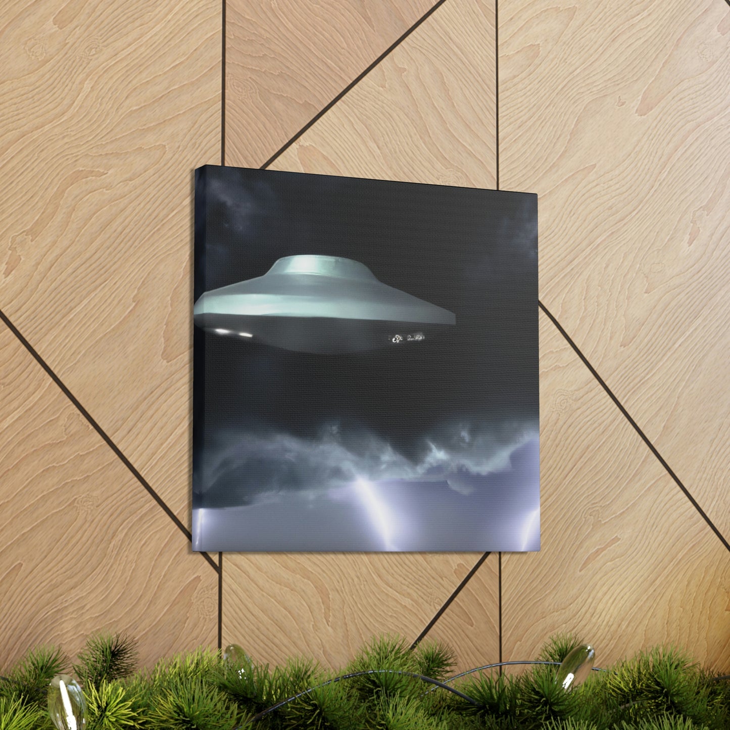 "Stormy Encounter" - The Alien Canva