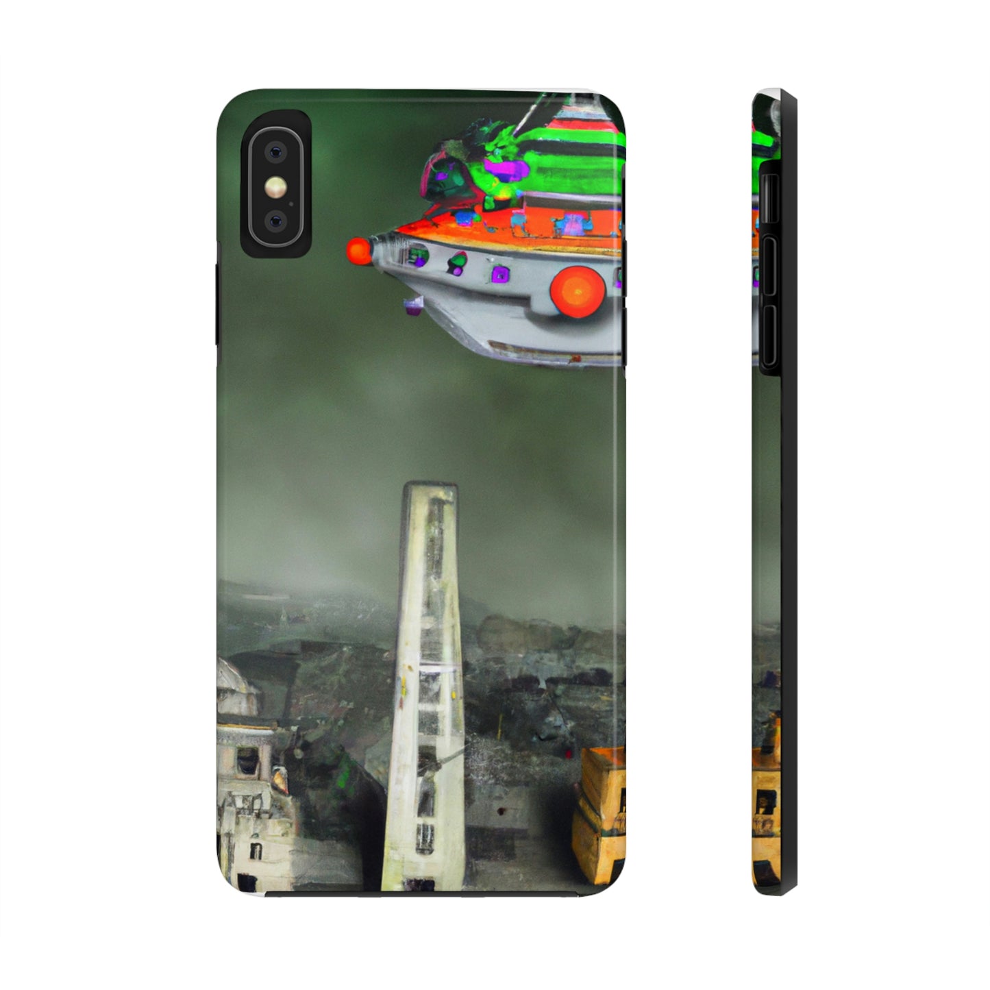 "Rätsel in den Ruinen" - Die Alien Tough Phone Cases