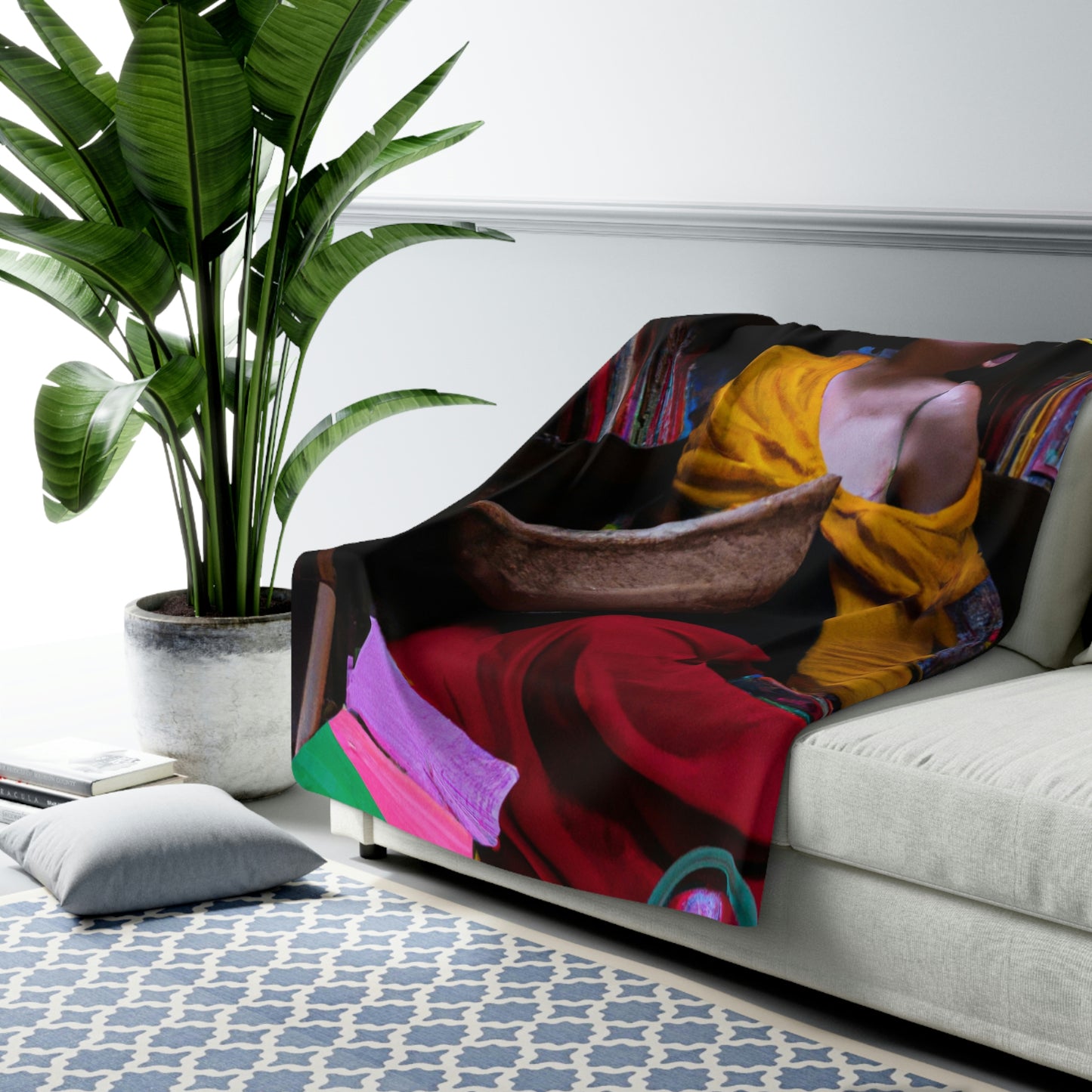 The Lost Library of the Magisters' Attic. - The Alien Sherpa Fleece Blanket