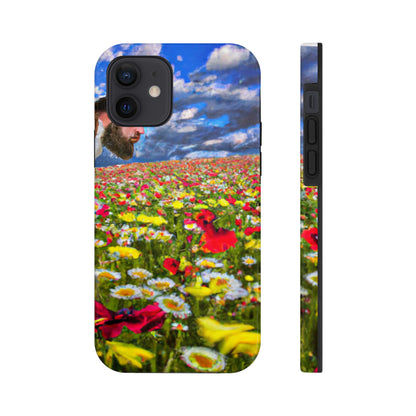 "Eine glückselige Tour durch Blumenpracht" - Die Alien Tough Phone Cases