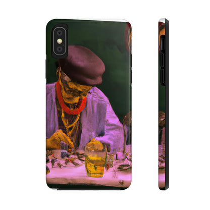 "Ein Meister des Ausbesserns: Ein älterer Uhrmacher, der eine antike Uhr restauriert" - The Alien Tough Phone Cases