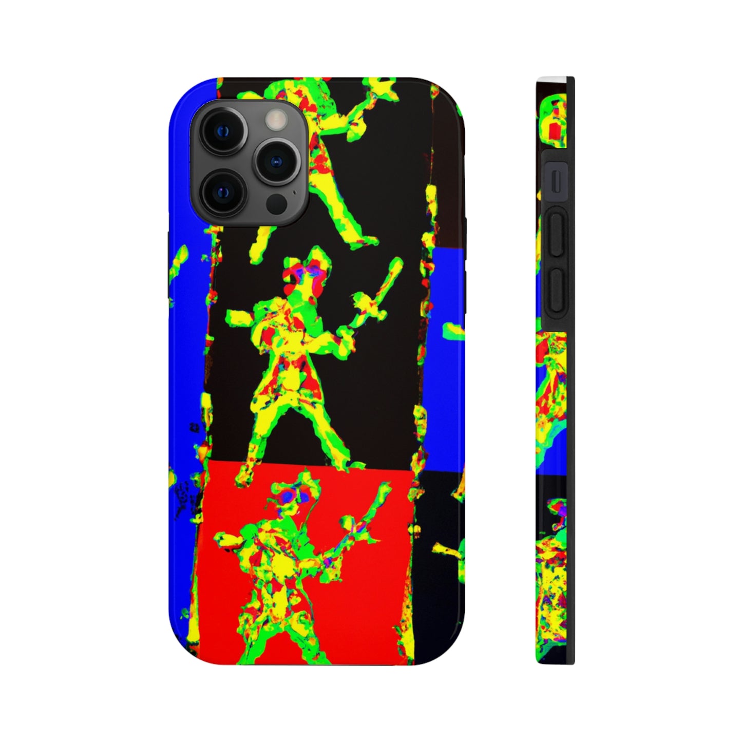 "Tanz mit Feuer und Stahl." - Die Alien Tough Phone Cases