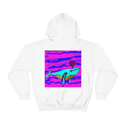 „Glow of the Neon Sea“ – The Alien Unisex Hoodie