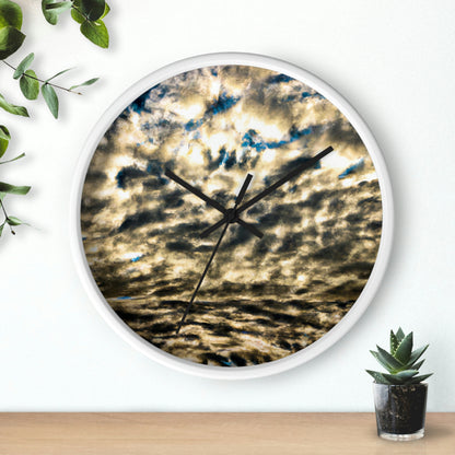 "Un reflejo de Celestial Mirage". - El reloj de pared alienígena