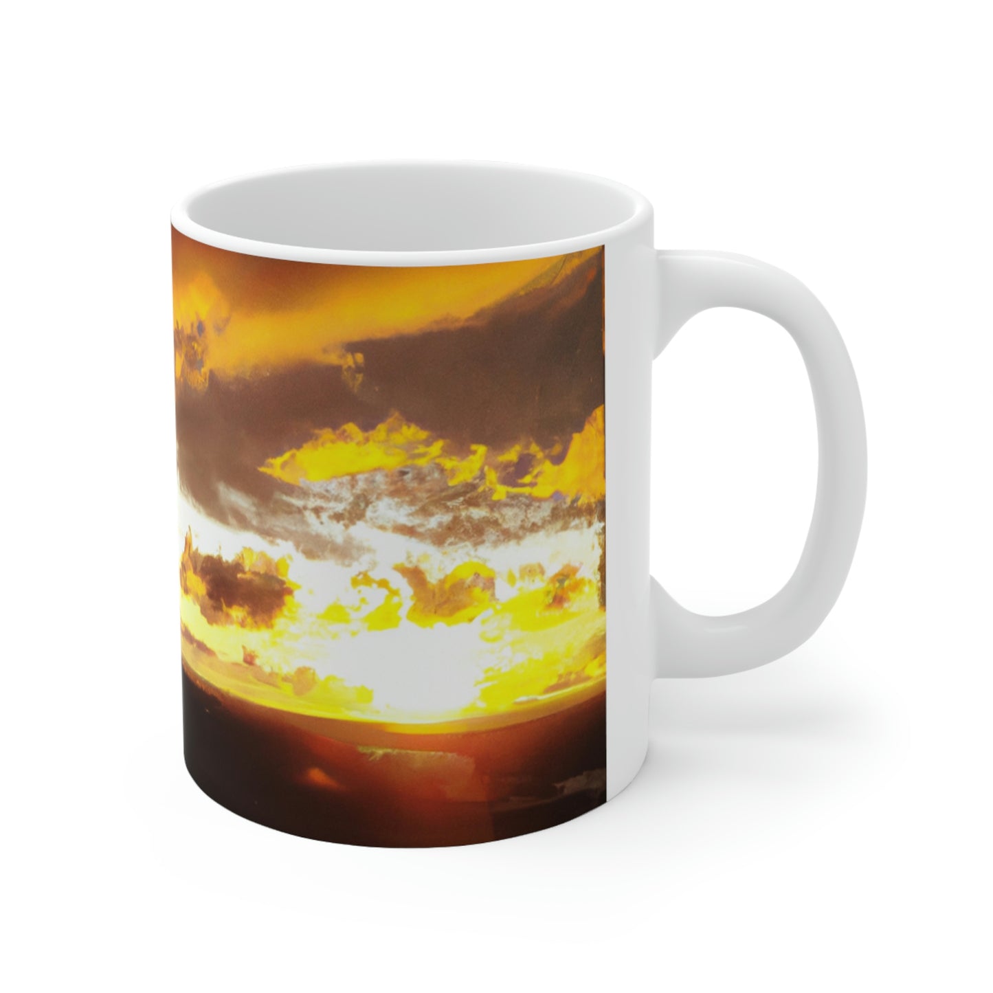 "Calm After the Storm" - Der Alien-Keramikbecher 11 oz