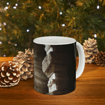 "The Temple of Hidden Secrets" - The Alien Ceramic Mug 11 oz