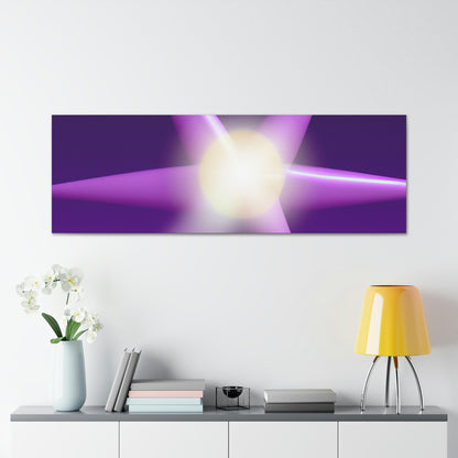 "The Mysterious Purple Star: A Celestial Prodigy" - The Alien Canva