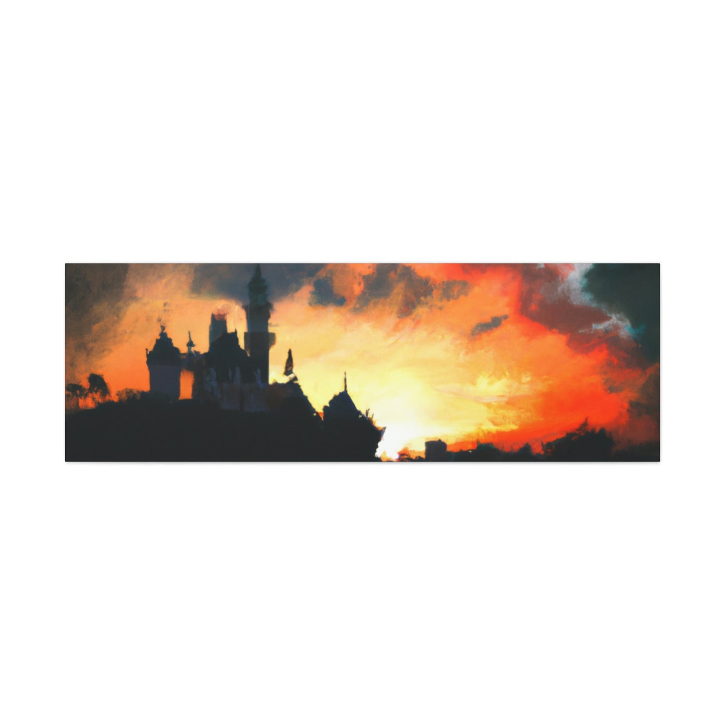 "Serene Sunset at Disneyland" - The Alien Canva