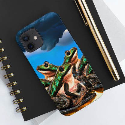 "Ein Froschchor im Gewitter" - Die Alien Tough Phone Cases