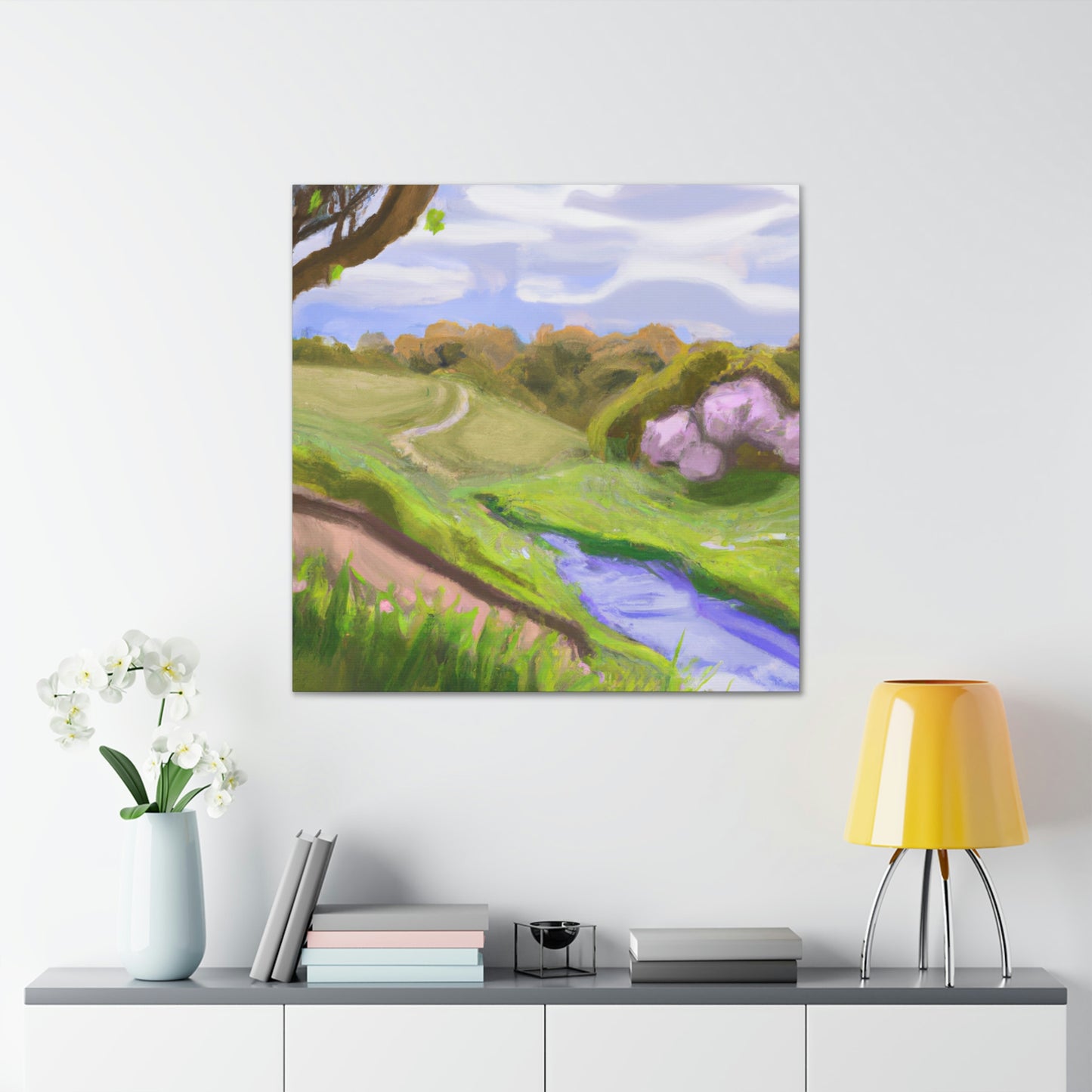 "Alive and Thriving: A Nature Painting" - Canvas