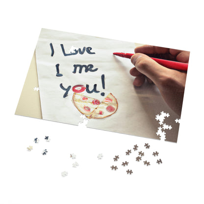 "A Pizza-Loving Love Letter" - The Alien Jigsaw Puzzle