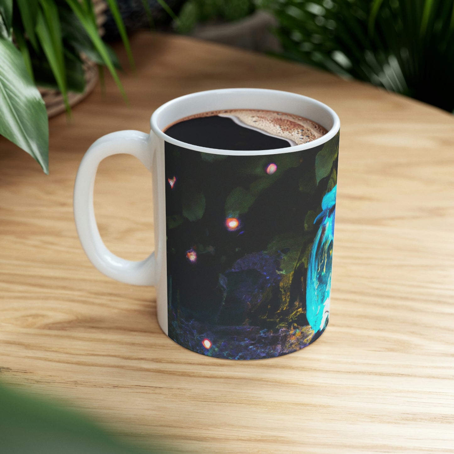 "Luminescence of Forgotten Dreams" - The Alien Ceramic Mug 11 oz