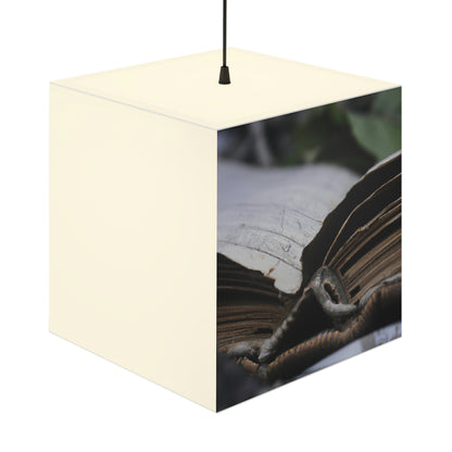 Unbeknownst to its readers, the book possesses magical powers.

"The Forgotten Tome of Magic" - The Alien Light Cube Lamp