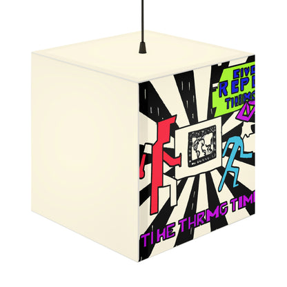 Saving Tomorrow: A Time-Traveling Adventure - The Alien Light Cube Lamp