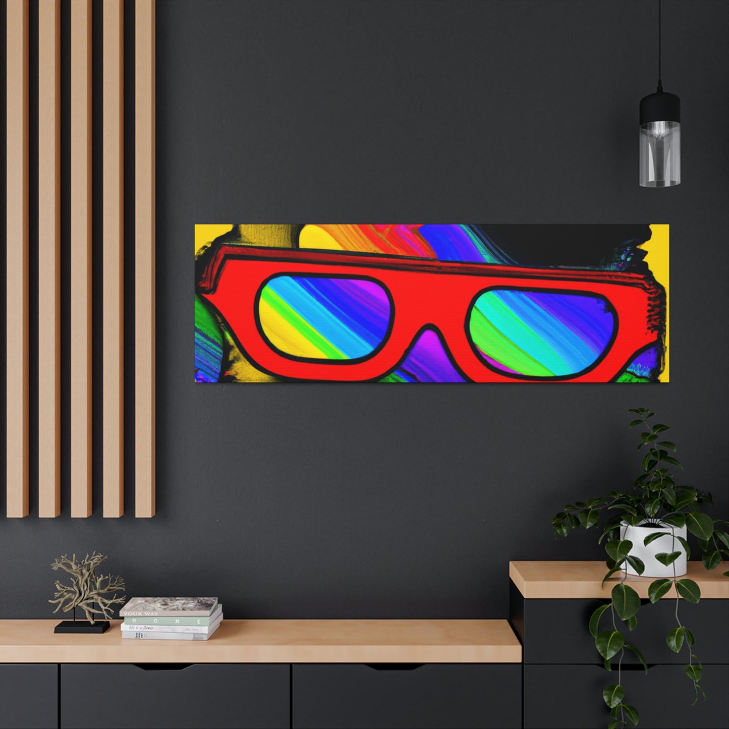 "Cool Cat in Sunglasses" - The Alien Canva