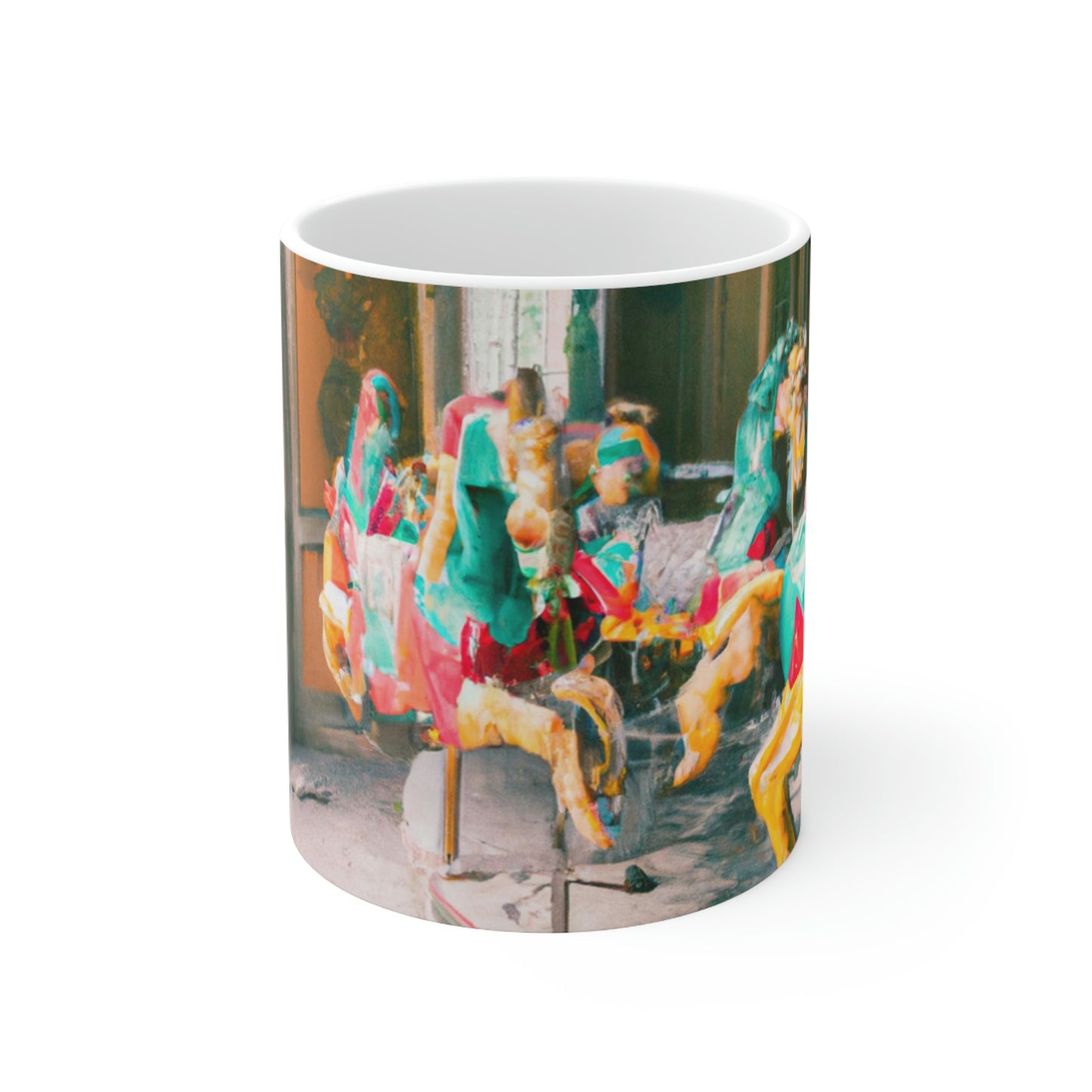 "The Carousel in the Haunted Mansion" - The Alien Ceramic Mug 11 oz