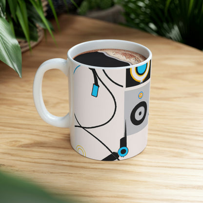 Robo-Kicker: The Autonomous Football AI. - The Alien Ceramic Mug 11 oz