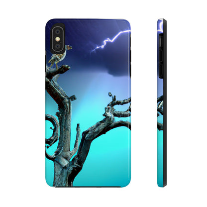 "Alleine gegen den Sturm" - Die Alien Tough Phone Cases