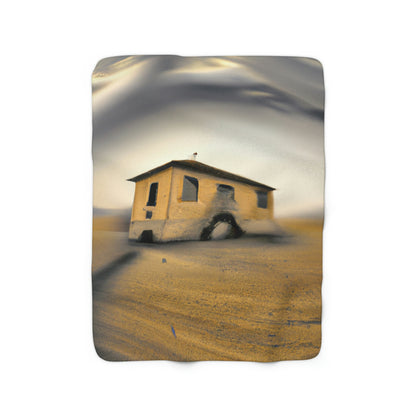 "Desolation Mansion" - The Alien Sherpa Fleece Blanket