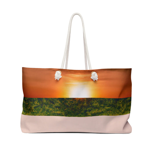 "Golden Horizon at Dusk" - The Alien Weekender Bag