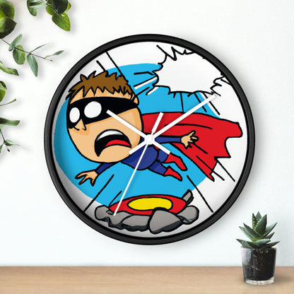 The Terrified Winged Wonder - The Alien Wall Clock