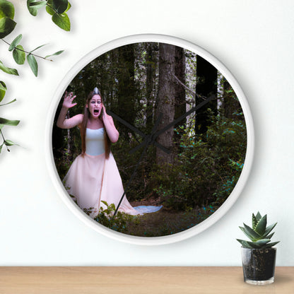 Lost Princess and the Dense Forest Tiara - The Alien Wall Clock