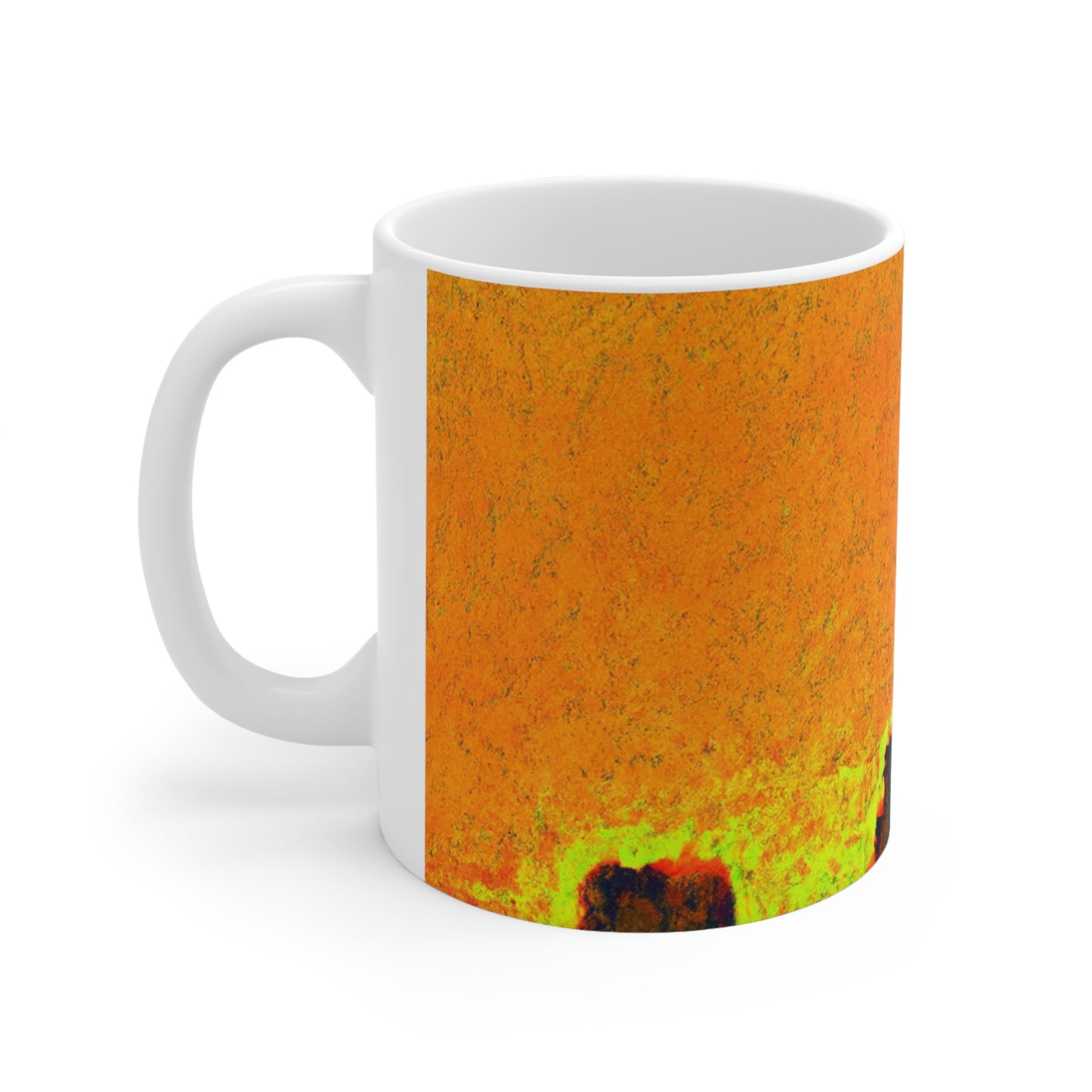 "Illuminated by the Setting Sun: Enthüllung einer verborgenen Stadt" - The Alien Ceramic Mug 11 oz