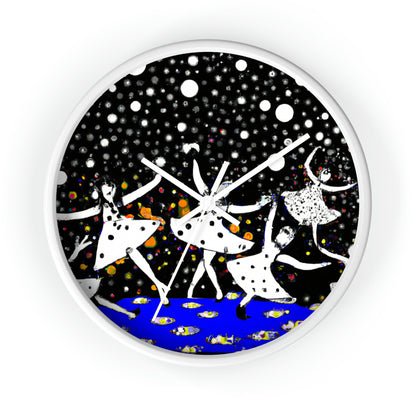 Twinkling Starlight Dance of the Fairies - The Alien Wall Clock