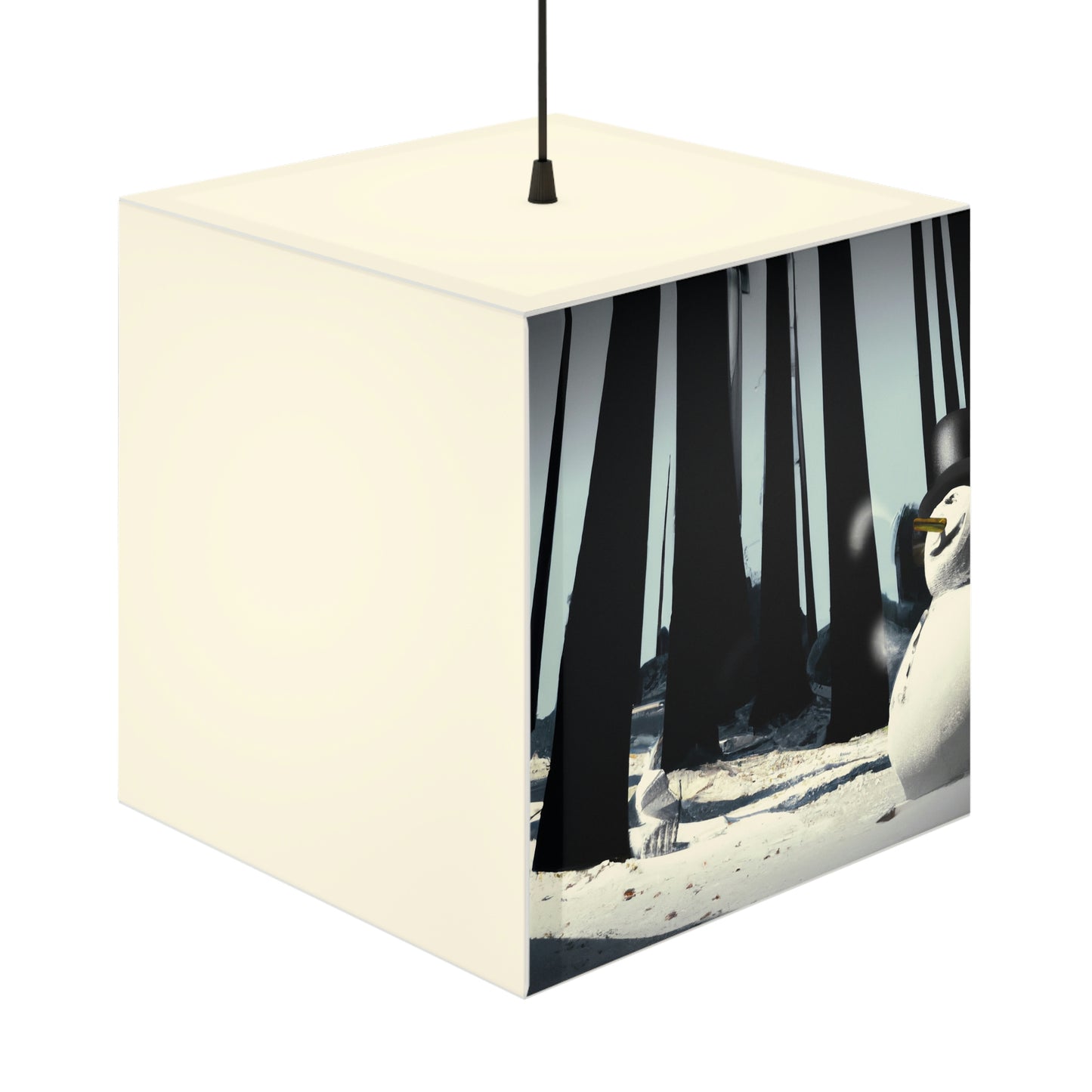 "Chilly Adventures in the Enchanted Forest" - Die Alien Light Cube Lampe