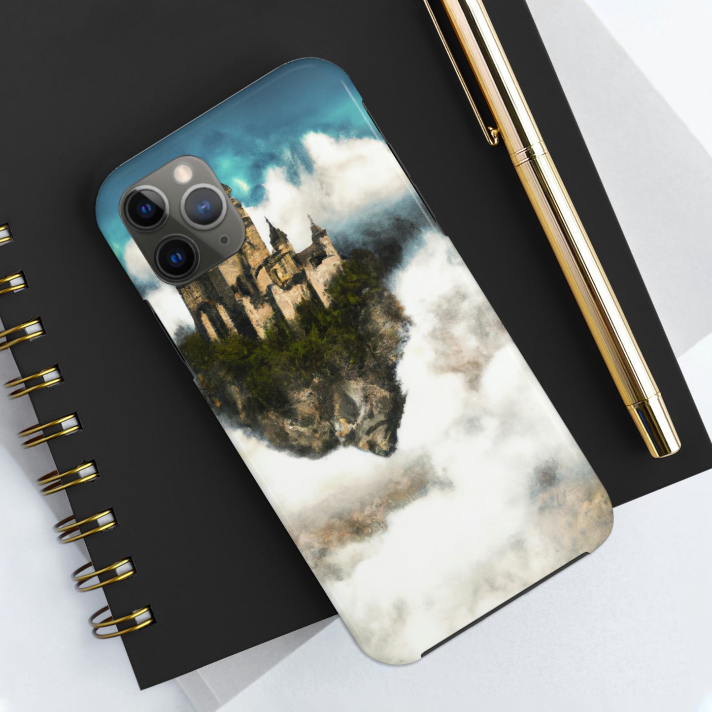 Mystic Castle in the Sky - Die Alien Tough Phone Cases