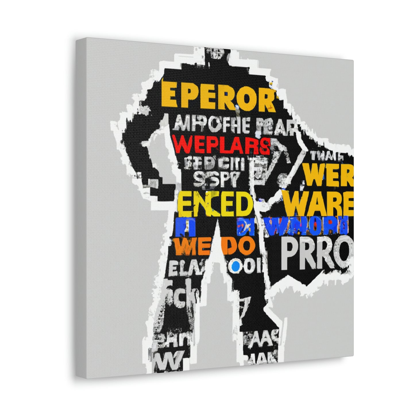 Superhéroe Word Pop Art - The Alien Canva