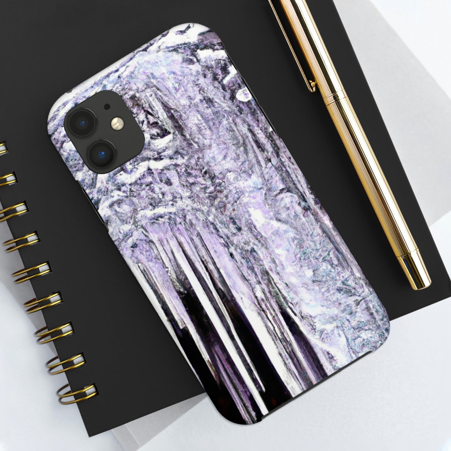 "Frost-Tipped Falls of Glistening Grief" - The Alien Tough Phone Cases