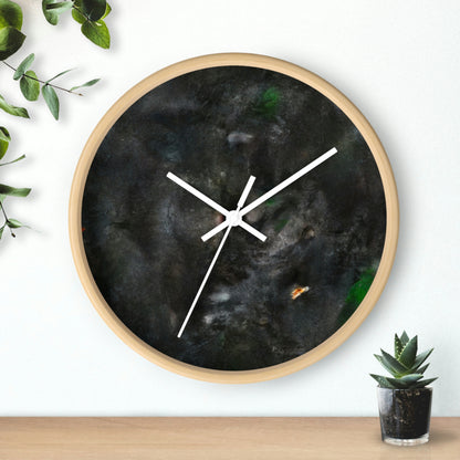 "Un parpadeo solitario en la oscuridad" - El reloj de pared alienígena