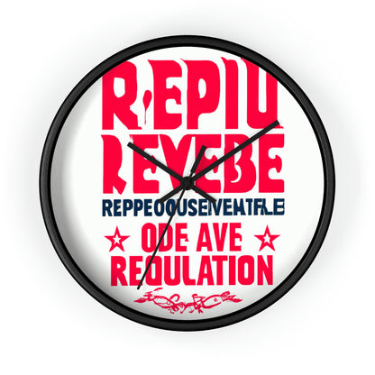 "Rising Up: The Rebellion That Overthrew Oppression" - The Alien Wall Clock