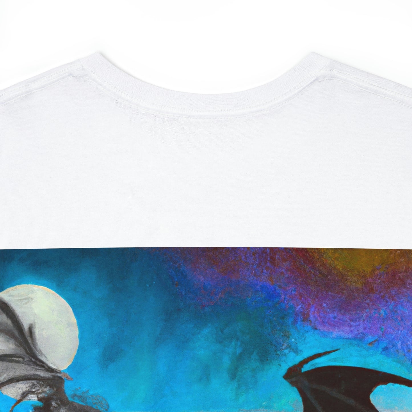 "Clash of Fire and Steel on the Moonlit Cliff" - The Alien T-shirt