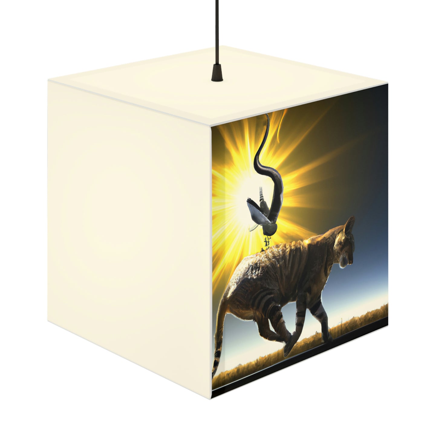 "A Purrfect Sunbeam Moment" - Die Alien Light Cube Lampe