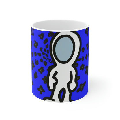 "Exploring the Unknown Universe" - The Alien Ceramic Mug 11 oz