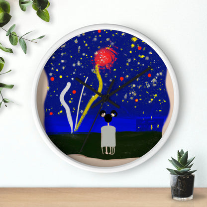 "A Spark of Solitude" - The Alien Wall Clock