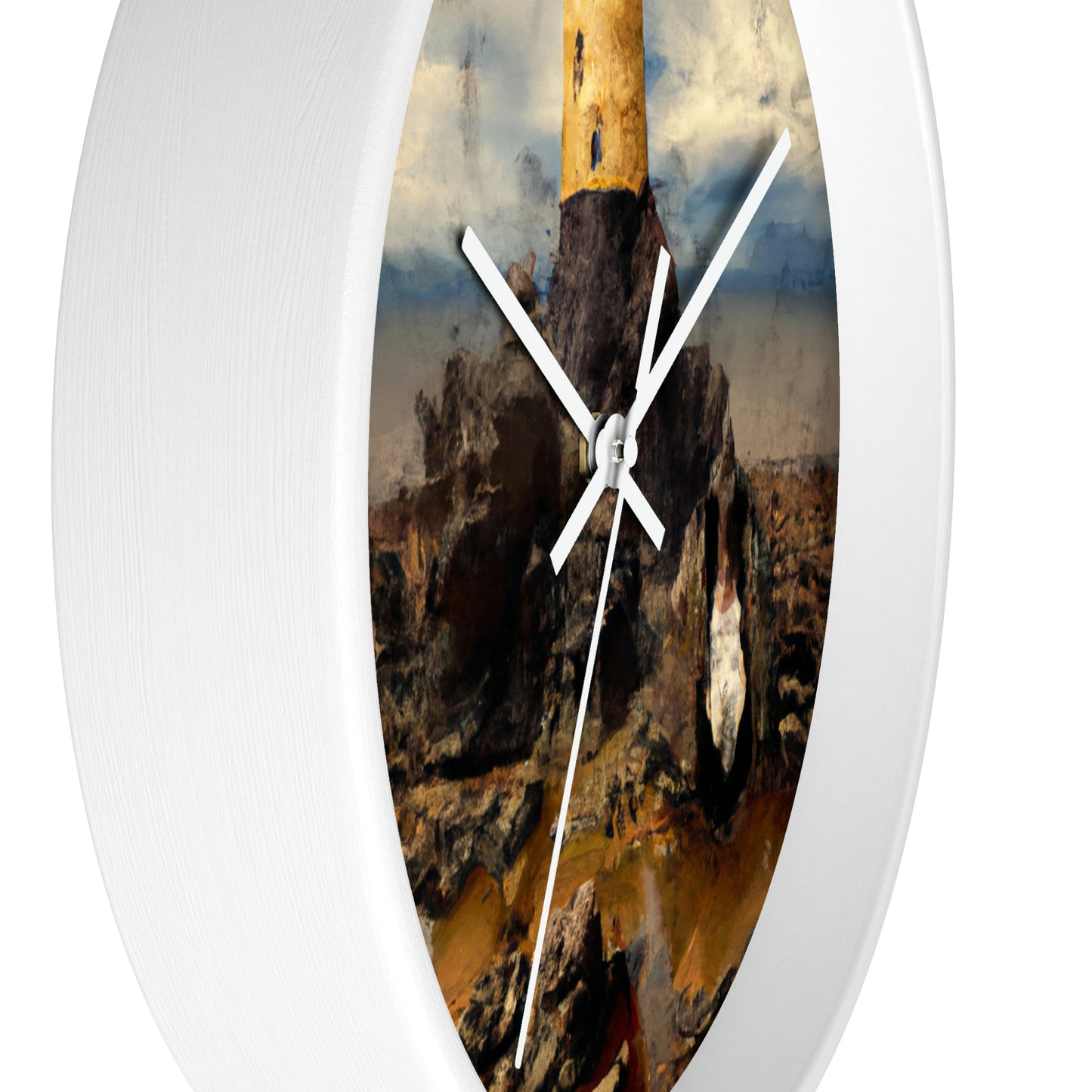 "Lonely Beacon on the Shore" - El reloj de pared alienígena