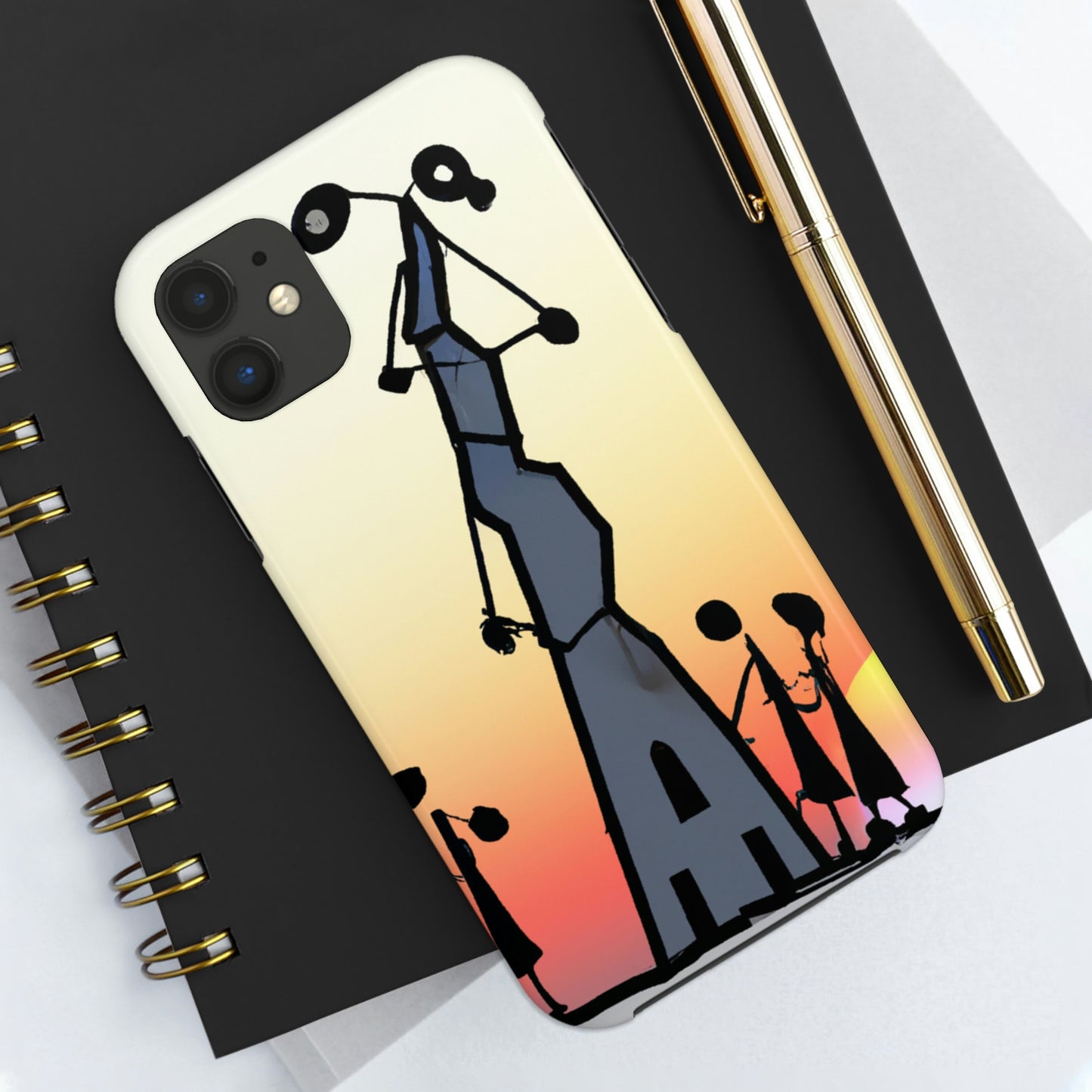 "Forgotten in the Sunset" - The Alien Tough Phone Cases