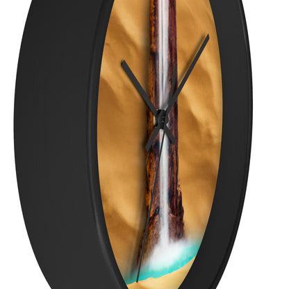 "Lonely Waterfall in a Desolate Desert" - The Alien Wall Clock