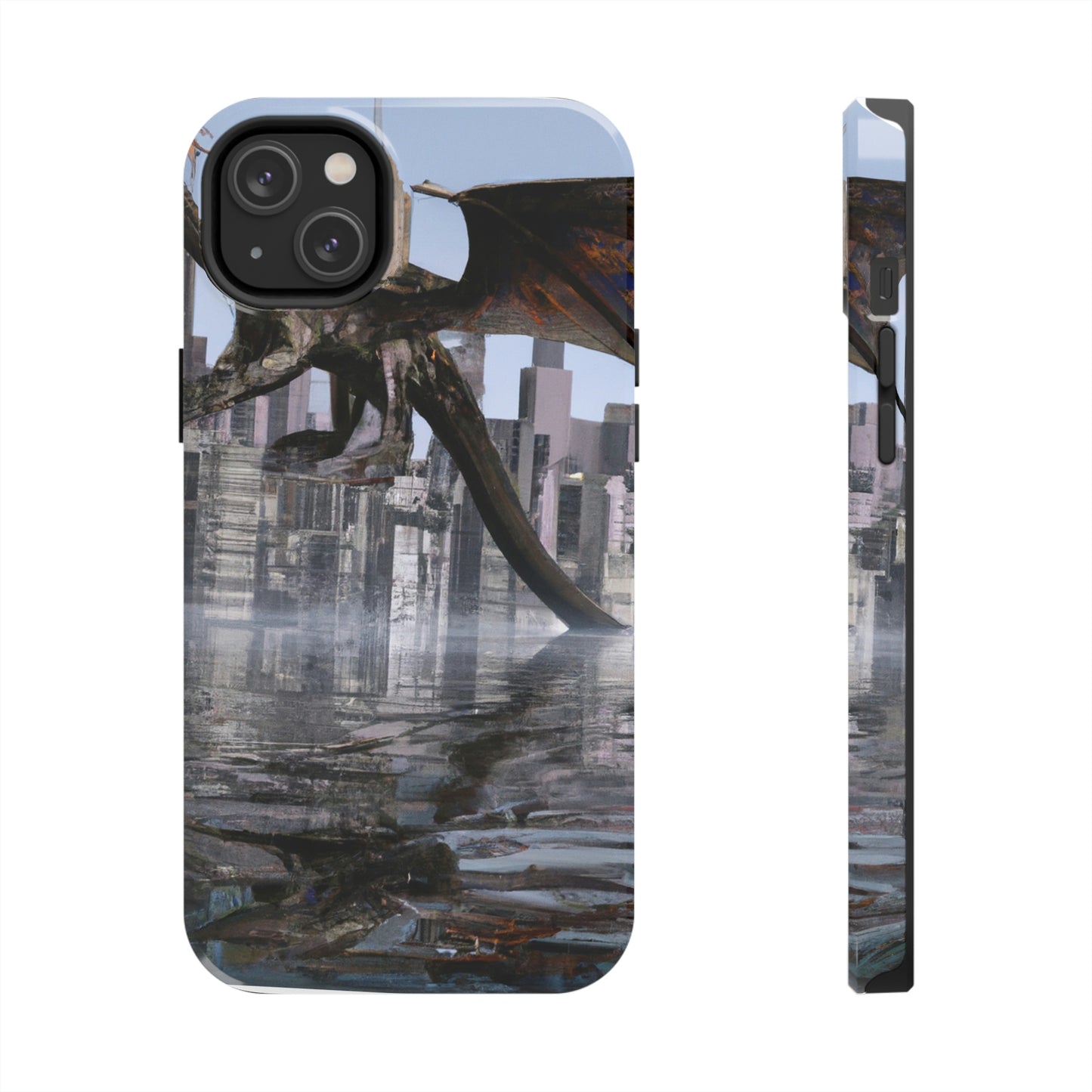 "Ascending the Deluge: A Dragon's Soaring Journey." - The Alien Tough Phone Cases