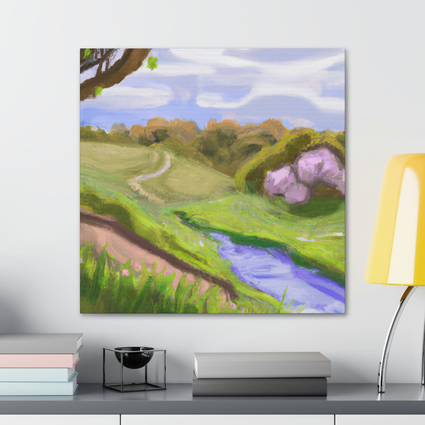 "Alive and Thriving: A Nature Painting" - Canvas