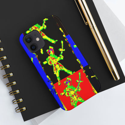 "Tanz mit Feuer und Stahl." - Die Alien Tough Phone Cases